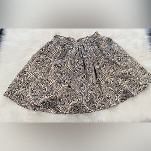 Bebe Elegant Paisley Patterned Skirt